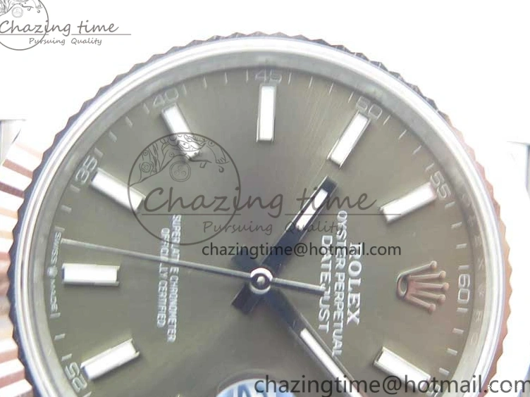 0102 New DateJust 41 126334 ARF 1:1 Best Edition 904L Steel Gray Dial on Jubilee Bracelet A2824 V Durable 3119